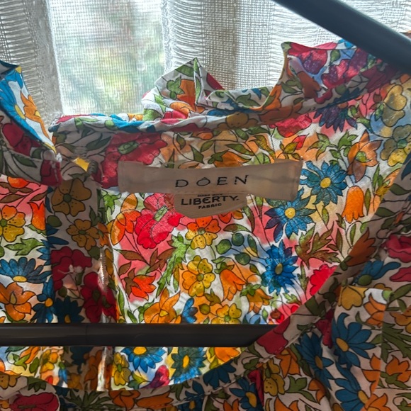 Doen Cotton Multicolor Floral Dress - Picture 4 of 6